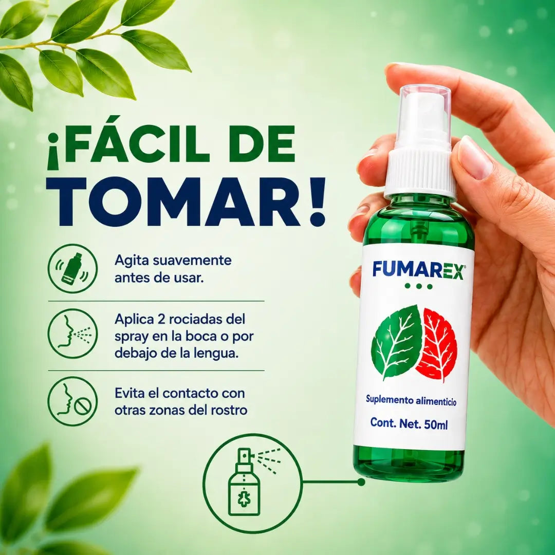Fumarex® en spray - combate la abstinencia y deja de fumar